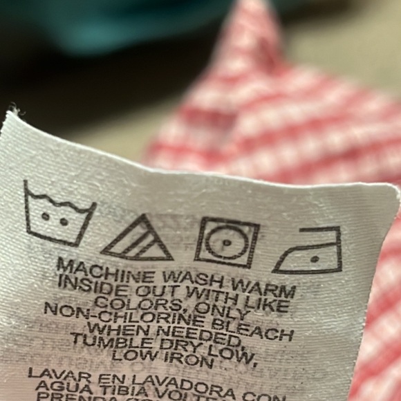 Lee Khakis Classic STRETCH MID RISE, BELOW THE KNEE RED POPPY CHECK SIZE 14M - Picture 8 of 8